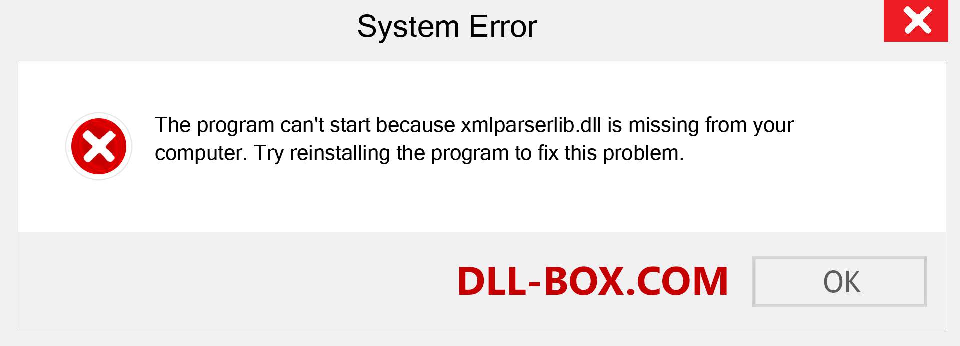  xmlparserlib.dll file is missing?. Download for Windows 7, 8, 10 - Fix  xmlparserlib dll Missing Error on Windows, photos, images